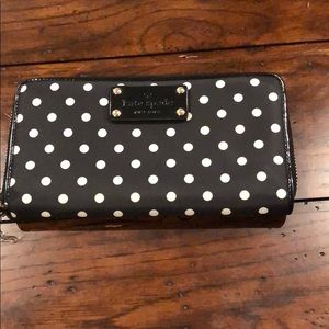 Kate Spade Wallet  - Black (used once)